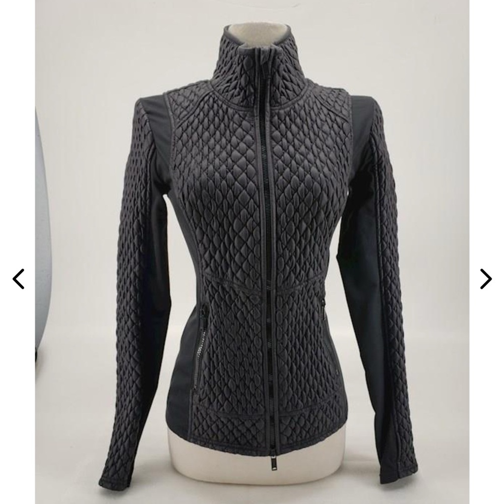 Zella insulated quilted fitted stretch jacket